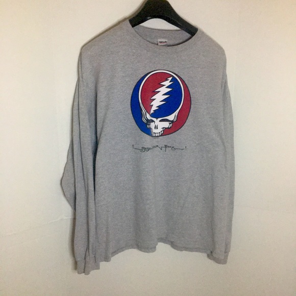 Anvil Other - ANVIL LONG SLEEVE GRAPHIC TEE I STEAL YOUR FACE SKULL 2XL